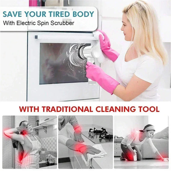 Effortless Spin Scrubber